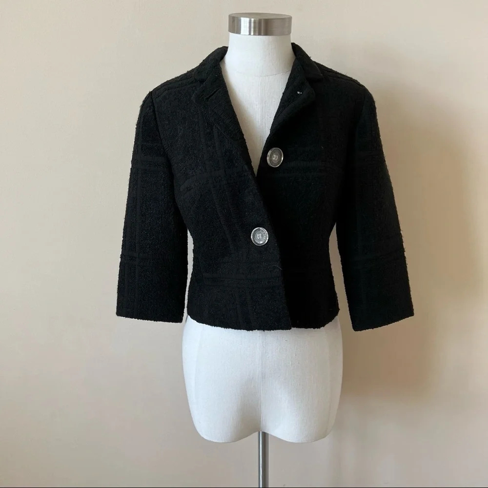 Walter Three button mandarin standup collar blazer 5082
